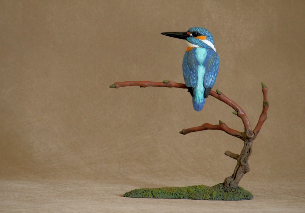 martin pescador paco ventura Alcedo atthis Kingfisher wildlife sculpture